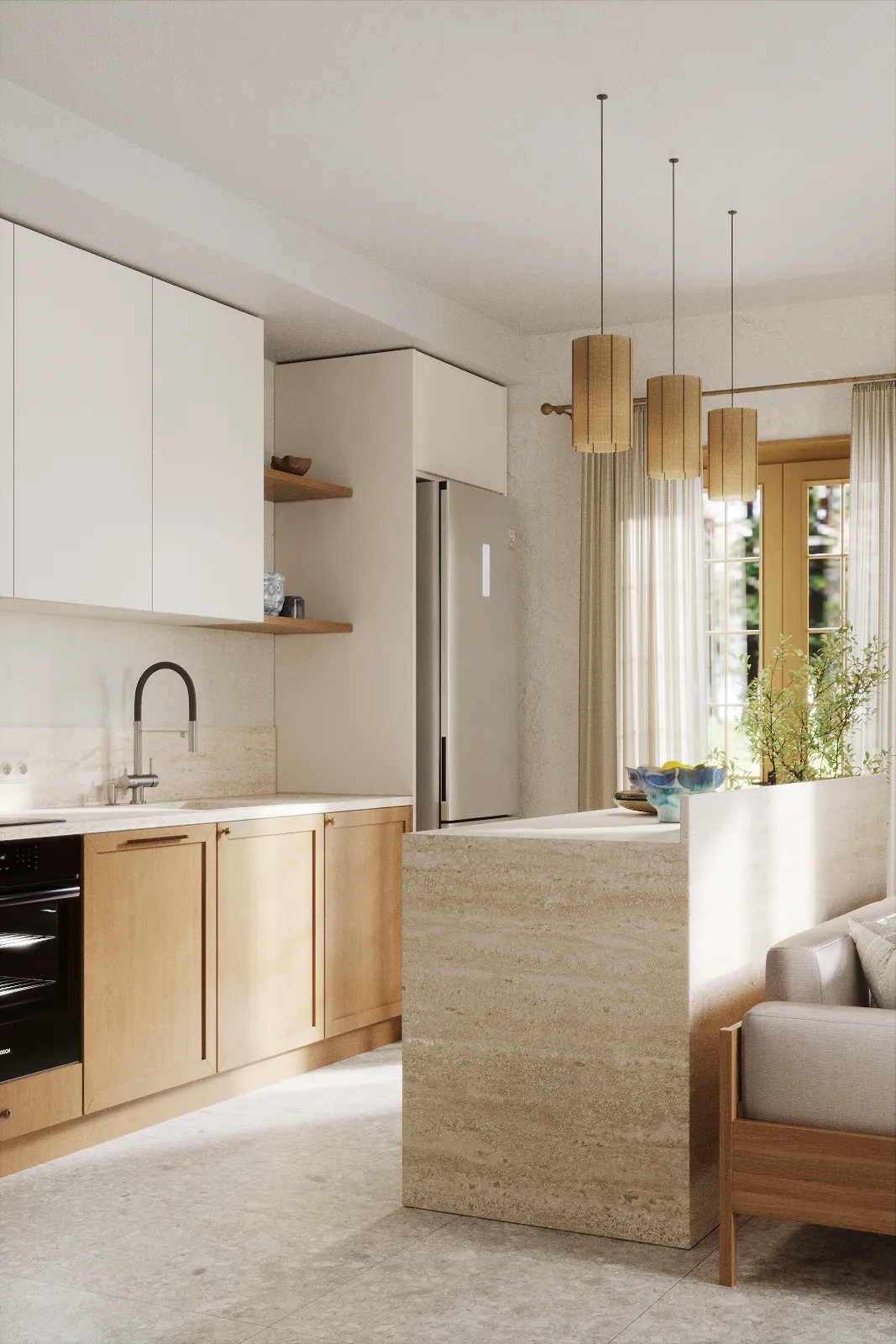 Boho Tip 1 ic mekan render 3